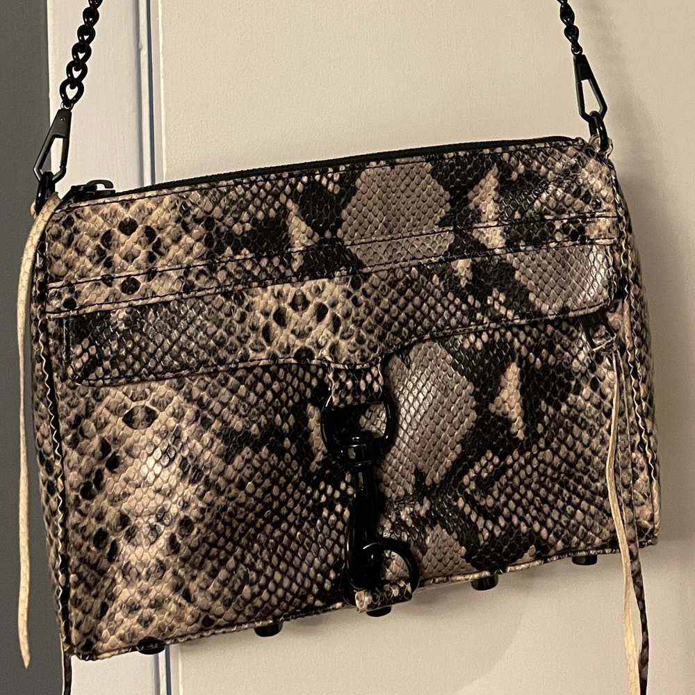 Rebecca Minkoff Snake Skin Pattern Crossbody Bag